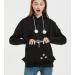Erbacan Pet Carrier Hoodie-Cat Pouch Sweatshirt- Kangaroo Breathable Unisex Hoodie Medium Black - Buy Online on SooperMarket.com