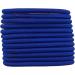 12 PCS 3mm Elastic Hair Bands - No Metal Ponytail Holders in Royal Blue for Women, Men, Girls, Kids - Buy Online on SooperMarket.com