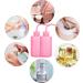 Safety Wash Bottle Set - 2pcs 250ml Eyelash & Dreadlock Cleaning Bottles | Pink Squeeze Water Bottle for Hair & Lab Use - Buy Online on SooperMarket.com