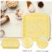 MAGICLULU 2 Pcs Cake Mold Cake Baking Rubber Baking Broiler Pan for Oven Silicone Gummy Molds Cake Pan Silicone Bakeware Quick Fondant Molds Cupcake Square Cake Toast Silica Gel Liner 26.5x24.5cmx2pcs Yellowx2pcs - Buy Online on SooperMarket.com