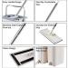 Peowuieu Floor Telescopic Handle -Cleaning Flat Mop with Microfibre Pads and Cleaning Bucket - Buy Online on SooperMarket.com