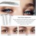 DKAF 3D Hair-Like Eyebrow Stickers - Waterproof & Natural Tattoo - 2 Pcs Brow Shaper Set - E16 - Buy Online on SooperMarket.com