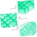 MAGICLULU 2 Pairs Slippers Quick Drying Shower Slippers Green Home Indoor Slippers Non Dorm Shoes Gym Foot Spa Soak Tub Shower Footware Massaging Travel Pvc Household Plastic Barrel 28x10.3cm 11x5pcs Greenx5pcs - Buy Online on SooperMarket.com
