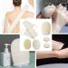 ENLAYER 6 Pack Natural Loofah Exfoliating Back Scrubber and Pad Set - Deep Cleaning Shower Sponge for Face and Body - Buy Online on SooperMarket.com