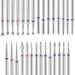 Cobee 30 Pcs Tungsten Carbide Nail Drill Bits Set - Professional Electric Nail Cutter Safety Bits for Acrylic Gel Nails - Manicure Supplies Tool - Buy Online on SooperMarket.com