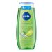 Nivea Lemongrass & Oil shower gel (250 ml) pH-skin-neutral care shower with an invigorating lemon grass fragrance pampering shower with nourishing oil beads 250 ml (1 Pack)