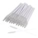 AIBAOBAO 100Pcs Mascara Wands Disposable Eyelash Brushes white Crystal Eyelash Brush Eyebrow Brush Spoolie Eyelash Eye Brow Spoolie Castor Oil Brush Mascara Wands Cosmetic Makeup Tools