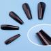 SAVITA 100Pcs Extra Long Black Press on Nails - Full Cover False Nails for Nail Art & Salon Supplies - Buy Online on SooperMarket.com