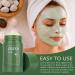 2PCs Green Tea Clay Mask Stick - Oil Control Acne Clearing & Blackhead Remover - Moisturizing Green Tea + Aubergine Formula for Flawless Skin - Buy Online on SooperMarket.com