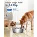 Stainless Steel Cat Water Fountain 3.6L - Automatic Pet Fountain for Dogs and Cats - Ultra-Quiet Pump - Multiple Pet Water Bowl Dispenser - Sliver - Buy Online on SooperMarket.com