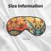SSIMOO Flower and Bird Soft Sleep Eye Mask | Breathable Travel Eye Patch for Women | Perfect for Relaxation & Comfort - Buy Online on SooperMarket.com
