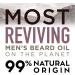 Man Alive Beard Oil for Men - 99% Natural Skincare 50ml with Oatmeal, Argan Oil, Jojoba Oil & Almond Oil - Softens Facial Hair, Ideal Men's Gift - Black Suede & Tonka Scent - Buy Online on SooperMarket.com
