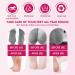 Silicone Socks for Feet - Anti-Slip Moisturizing Foot Mask (4 Pack) + 60g Foot Cream - Soothing Care for Cracked Skin - Skin Color & Pink - Buy Online on SooperMarket.com
