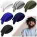 6 Pieces Unisex Spandex Dreadlocks Bands Elastic Long Hair Dreads Head Wraps Braids Bonnet Tubes Solid Colors Tube Headbands Dreadlocks Hair Wraps for Men Women Hair 6 Colors (Classic Color)