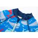 BONVERANO Baby Boys Swimsuit | Toddler Short-Sleeve Zipper Bathing Suit | UPF 50+ Sun Protection | Colorful Whale Design | 12-18 Months - Buy Online on SooperMarket.com