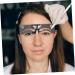 Anneome Stainless 2pcs Clear Ruler Eyebrow Guide Stencil Brow Makeup Supplies Measuring Tool Eyebrow Shape Metal Stainless Steel - Buy Online on SooperMarket.com