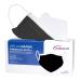 Wellsamed Wellsamask 50 pieces face mask with elastic band small size black
