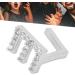 Hip Hop Tooth Brace Single Easy to Wear Durable for Parties Birthday Gift Copper Material Halloween Tooth Accessories (Silver) - Buy Online on SooperMarket.com