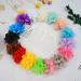40pcs Chiffon Flower Baby Girl Hair Clips - Cute Ribbon Lined Clips for Infants & Toddlers - Buy Online on SooperMarket.com