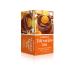 Orange and Cinnamon 100% Natural Fruit Herbal Tea Flavoured Seasonal Tea with Rosehip Hibiscus Rooibos Blackberry Leaves