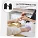 minkissy 4 Pairs Nail Protection Gloves Miss Protector Manicure Nylon - Buy Online on SooperMarket.com