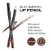 kiss new york Professional Slim Lip Pencil Creamy Soft Liner in Coffee Brown - Long-Lasting Natural Lip Makeup | Water-Resistant Lip Crayon - Buy Online on SooperMarket.com