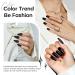 Modelones 15ML Black Gel Nail Polish - Pure Black Fall Color Soak Off Nail Art for Halloween - Perfect Home Manicure Gift for Women & Girls - Buy Online on SooperMarket.com