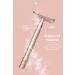 Safety Razor for Men and Women | Double Edge Razor Blades | Eco-Friendly & Zero Waste | Rose Gold - Buy Online on SooperMarket.com