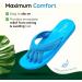 Pedi Couture Women's Pedicure Sandals - Turquoise Toe Separator Slippers - Buy Online on SooperMarket.com