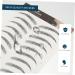 FOYTOKI Black Eyebrows 10pcs Imitation Eco Eyebrow Sticker Stickers Waterproof Hair Eyebrows Beauty Eyebrow Stickers 4d - Buy Online on SooperMarket.com