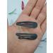 6 PCS Grey Metal Snap Hair Clips - 5CM Long | Hair Grip Pins - Buy Online on SooperMarket.com