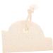 Beavorty Flower Shaped Cotton Loofah Sponge for Exfoliating Body - Light Yellow 13x13cm - Buy Online on SooperMarket.com