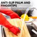Vgo Reusable Household Gloves | Long Sleeve Latex Cleaning Gloves | Size M Red RB2143 | 1 Pair - Buy Online on SooperMarket.com