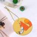YYHHAOFA Sunflower Seeds and Foxes Picture Christmas Ceramic Round Pendant Decoration - Festive Hanging Ornament for Stores and Homes -2.9 in - Buy Online on SooperMarket.com