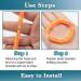 Loom Rubber Band Clips 1000 Pieces - Plastic Connectors for Bracelet Making - DIY Refill Kit - Buy Online on SooperMarket.com