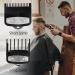 Professional Hair Clipper Guard Clipper Combs 2 Lengths 1.5mm&4.5mm Clipper Plastic Attachment Comb with Metal Clip Fits All Full Size Clippers (Black) - Buy Online on SooperMarket.com