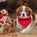 Shop Lionheart Glory Dog Haller 1 Packer Washable Cotton Christmas Neck Towel | Adjustable Red Kerchief for Large Dogs - Buy Online on SooperMarket.com