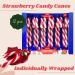 Candy Canes 24 Pcs - Peppermint and Strawberry Flavours - Individually Wrapped Ideal for Christmas Birthday Halloween Easter Party Favours and Stocking Fillers - Buy Online on SooperMarket.com