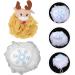 Buy FOMIYES 2pcs Exfoliating Bath Ball & Shower Sponge - Soft Mesh Loofah for Kids Snowflake Design Perfect for Back Scrubbing - International Shipping Available - Buy Online on SooperMarket.com