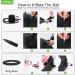 Trideer Ball Chair 65cm with Base & Bands | Exercise & Stability Ball for Home Gym | Balance & Abs Workout | Relieve Back Pain | Black - Buy Online on SooperMarket.com