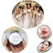 8-Piece Pocket Makeup Mirror Set & Hair Ties for Bachelorette Party - Silver | Bride, Maid of Honor, Bridesmaid Proposal Gifts - Buy Online on SooperMarket.com