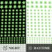 Glow in The Dark Stars Decals 633 Pcs - Luminous Dot 3D Starry Stickers for Ceiling and Wall Decor - Kids Bedroom Green - Buy Online on SooperMarket.com