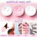 Professional Acrylic Nail Kit for Beginners - Glitter Powder Set with Nail Drill & UV LED Lamp - Buy Online on SooperMarket.com