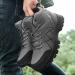 Rytejfes Men's White Sneakers - Sporty Waterproof Gym & Running Shoes | Comfortable Slip-Resistant Walking Sneakers for Women - Gray 45 EU - Buy Online on SooperMarket.com