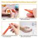 Edible Food Coloring Pens 10Pcs - Fine & Thick Tip Gourmet Writers for Cookies, Cakes & Easter Eggs - Food Grade Markers for Baking & Decorating - Buy Online on SooperMarket.com