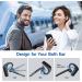 Ngsod Bluetooth Headset- Wireless Headset with Microphone | 90 Days Standby, 110 Hours Talktime | Bluetooth Earpiece for Cell Phone, Tablet, Laptop | Headphones for Trucker, Driver, Business - Buy Online on SooperMarket.com