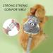 Shop Premium Rabbit Accessories: Harnesses Collars Leashes & Dishes for Small Animals - Adjustable & Breathable (Gray) - Buy Online on SooperMarket.com