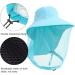 DRYIC Mosquito Head Net Mesh Hat - Extra Fine Holes Insect Netting Bug Face Shield Sun Protection Bug Bee Keeper Outdoor Fishing Hiking Camping Gardening Blue - Buy Online on SooperMarket.com
