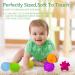 Sensory Balls & Silicone Teethers Combo for Baby 3-6 Months - 6 Pack & 4 Pack by ROHSCE - Buy Online on SooperMarket.com