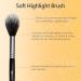 BEILI Tapered Highlighter Brush - Vegan Makeup Tool for Cheekbones Contouring and Blending | Ideal for Cream Powder and Mineral Cosmetics | International Shipping Available - Buy Online on SooperMarket.com